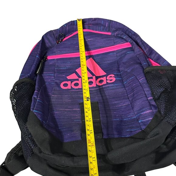 Adidas Legend X purple pink multi compartment backpack school hikes travel - Picture 10 of 12